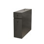 Hanah Home Armario de Baño Anthracite - Mueble Auxiliar con 2 Cajones y Estanterías, Melamina 18mm, 20x55x60 cm